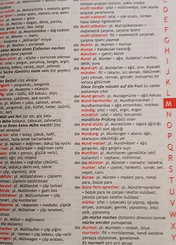 Almanca öğrenci sözlüğü  - Görsel 2