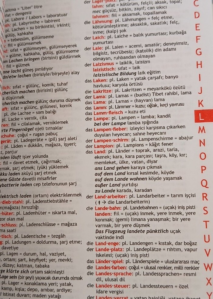 Almanca öğrenci sözlüğü  - Görsel 3