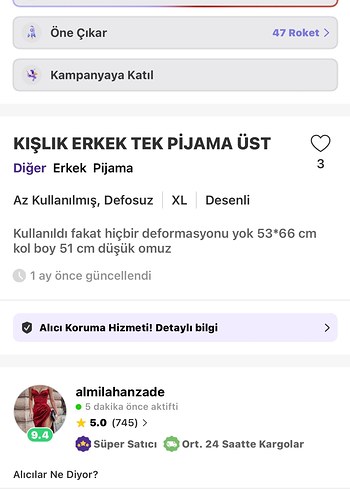 Gri Erkek Uzun Kollu pijama üst - Görsel 6