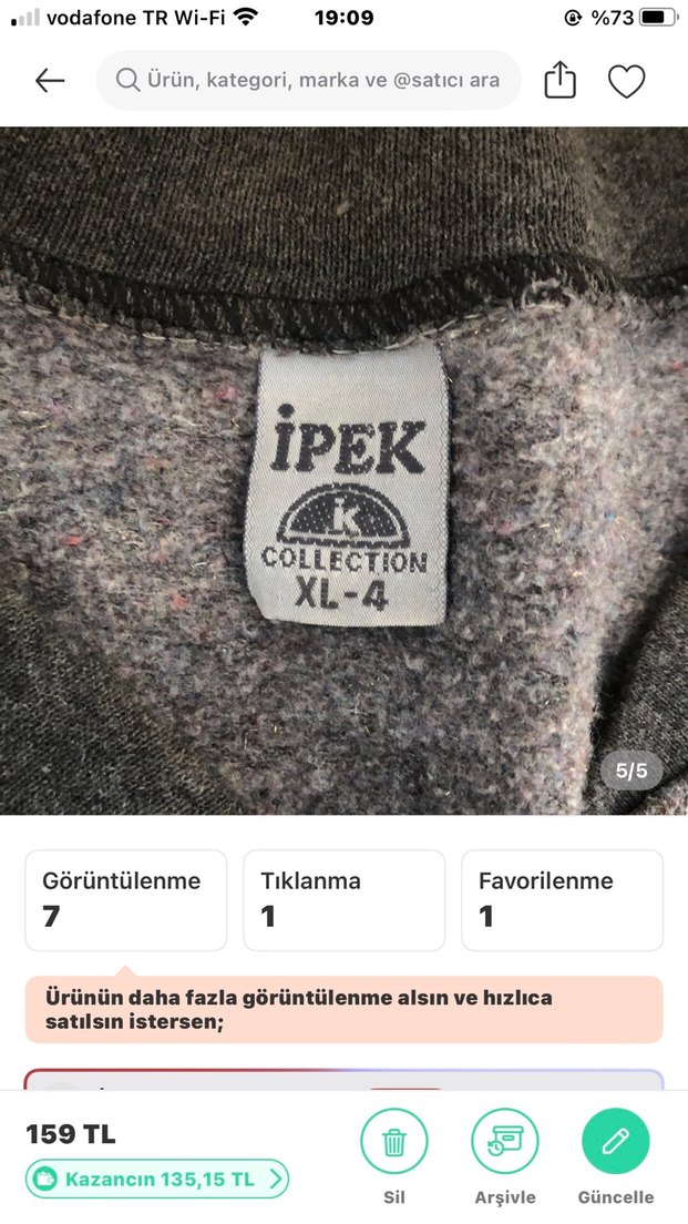 Gri Erkek Uzun Kollu pijama üst - Görsel 5