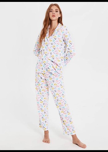 Lcw dısney lisanslı Bol Kesim Uzun Kollu Desenli Pijama