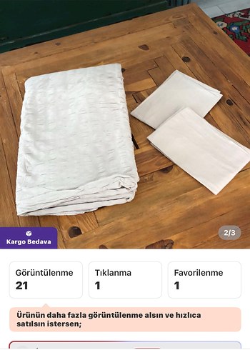 Beden Bej TAÇ %100 pamuk Nevresim Seti