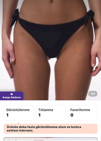 Penti Siyah Bağlamalı Kadın Bikini Altı