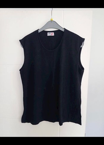 Siyah Kolsuz Basic tshisrt