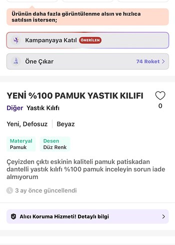İşlemeli Beyaz Yastık Kılıfı Takımı - Görsel 4