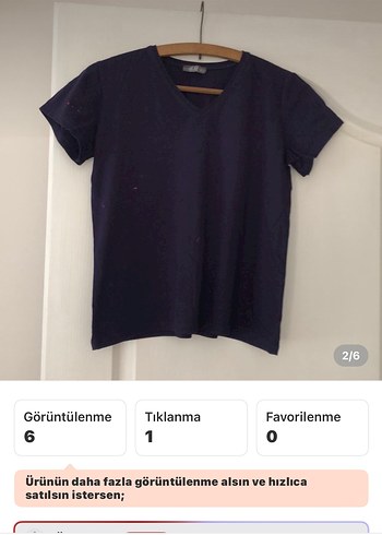 l Beden H&M KADIN TSHİRTA