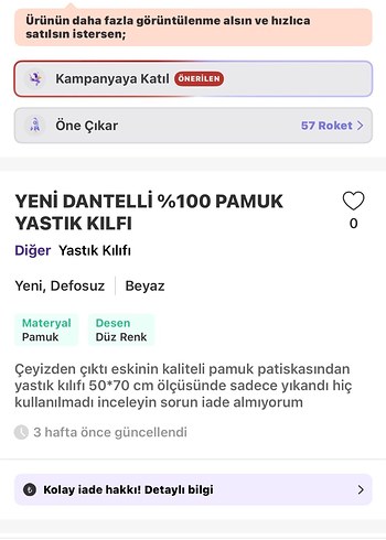 Beyaz Nakışlı Yastık Kılıfı Takımı - Görsel 4