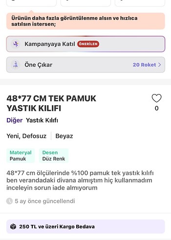 İşlemeli Beyaz yeni yastık kılıfı - Görsel 5