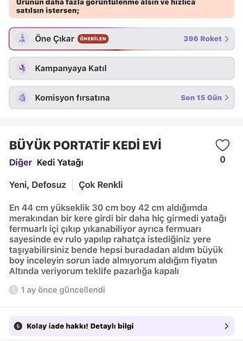 Niazi Gri Rahat Kedi Uyku Yatağı evi - Görsel 9