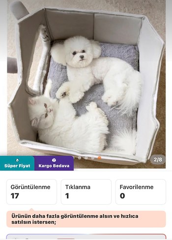 Niazi Gri Rahat Kedi Uyku Yatağı evi - Görsel 2