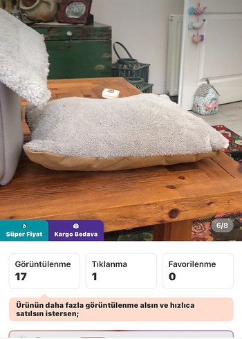 Niazi Gri Rahat Kedi Uyku Yatağı evi - Görsel 6