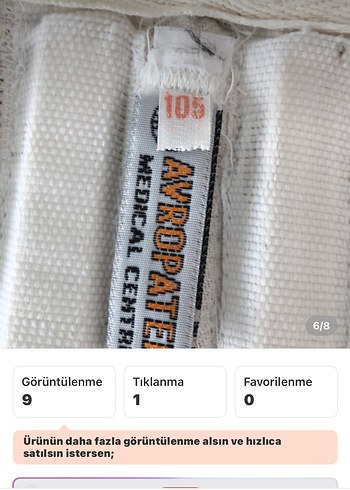 Beyaz Lumbosakral Korset Midi Boy - Görsel 6