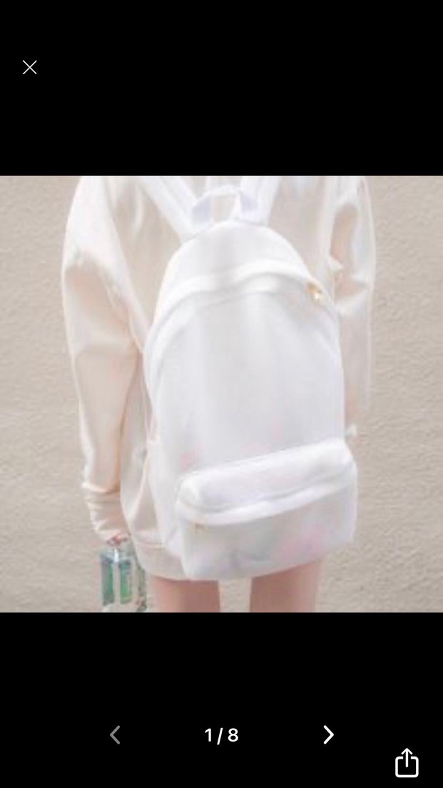 ESCADA orijinal sırt çantası&yağmurlukBeyaz - Görsel 3