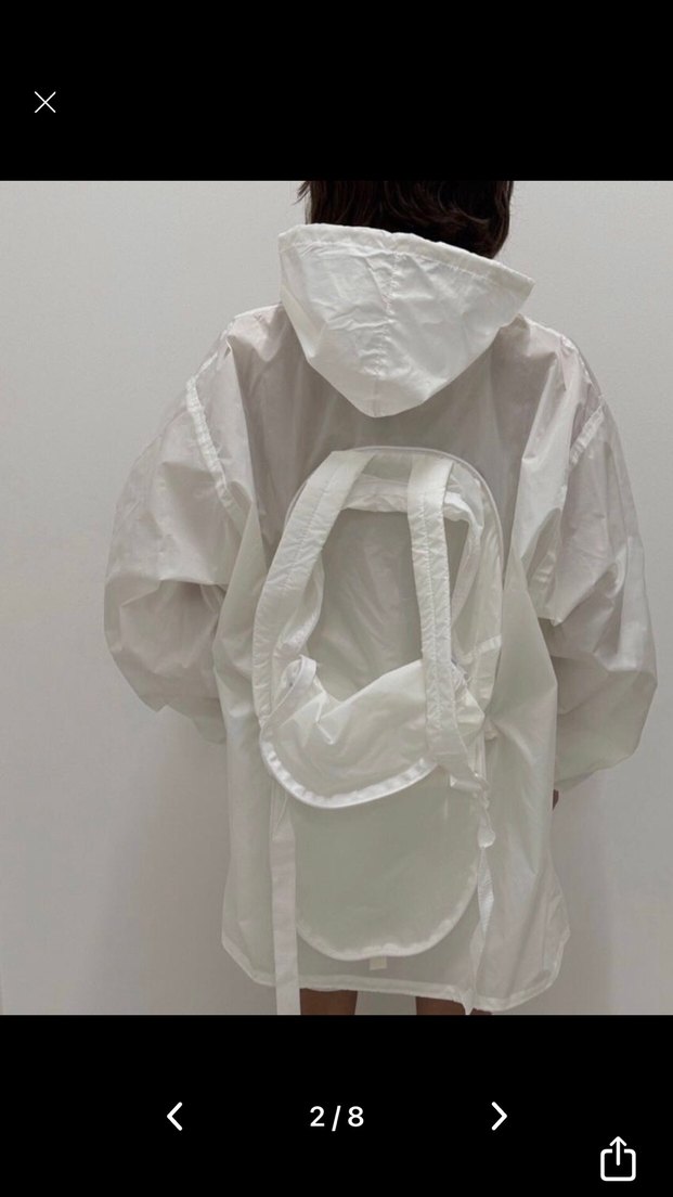 ESCADA orijinal sırt çantası&yağmurlukBeyaz - Görsel 2