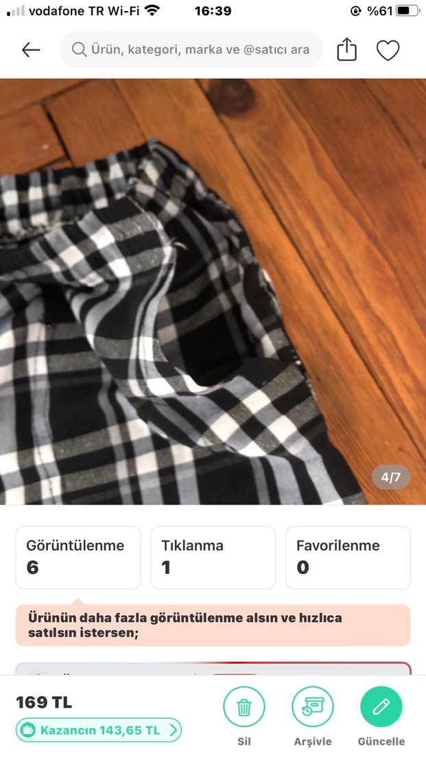 5 XL Erkek büyük beden Gri Ekoseli Bermuda Şort - Görsel 4