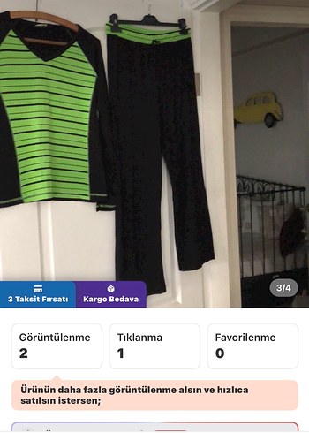 Yeşil Siyah Uzun Kollu Spor Takım - Görsel 3