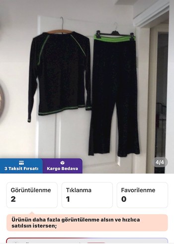 Yeşil Siyah Uzun Kollu Spor Takım - Görsel 4