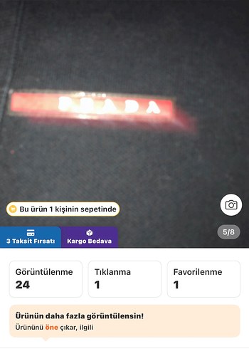 Prada orijinal Erkek Polo Tişört - Görsel 5