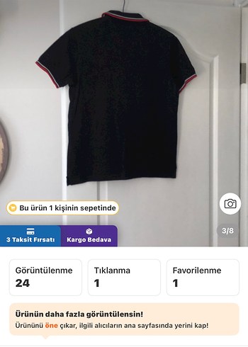 Prada orijinal Erkek Polo Tişört - Görsel 3