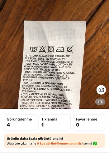 Beyaz Pamuklu Rahat Kesim Mini Kot Şort - Görsel 5