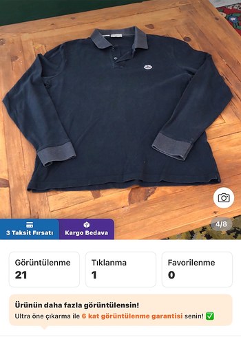 Moncler orijinal Erkek Uzun Kollu Polo Tişört - Görsel 4