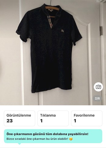 Erkek BURBERRY Düğmeli Polo Tişört - Görsel 2