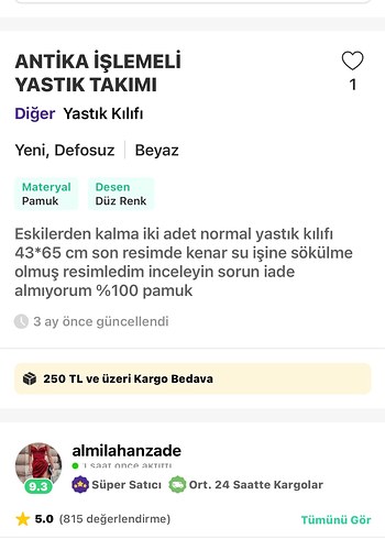 Pembe Nakışlı Pastel yastık kılıfı 2 adet - Görsel 8