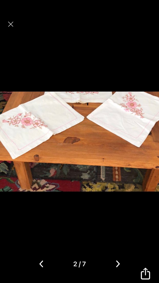 Pembe Nakışlı Pastel yastık kılıfı 2 adet - Görsel 3