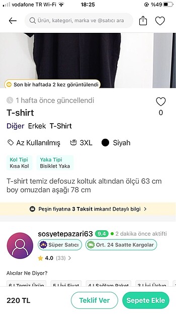 3xl Beden siyah Renk PALM ANGELS BÜYÜK BEDEN TSHİRT