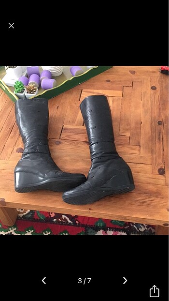 40 Beden TAM TOPUK UZUN ÇİZME