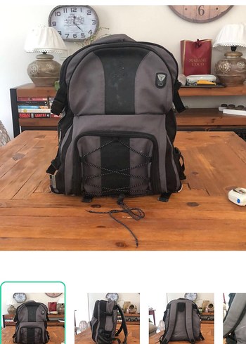 Diğer Yech Air Cok Gozlu Buyuk Dagci Gri Siyah Sirt Cantasi
