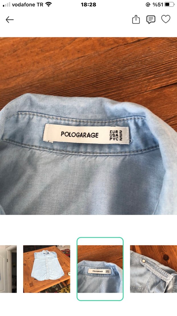 POLO GARAGE YENİ Şık ve Rahat Açık Mavi GÖMLEK&TUNİK — görsel 7/10