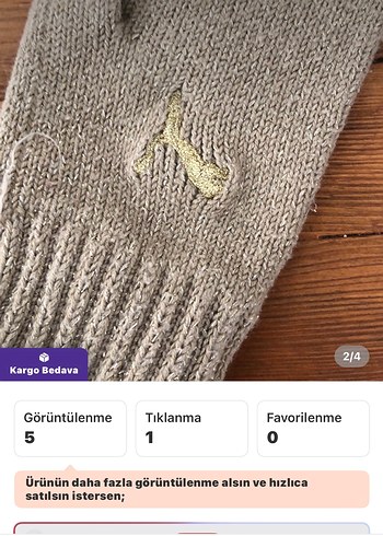 Beden PUMA ORİJİNAL ELDİVEN