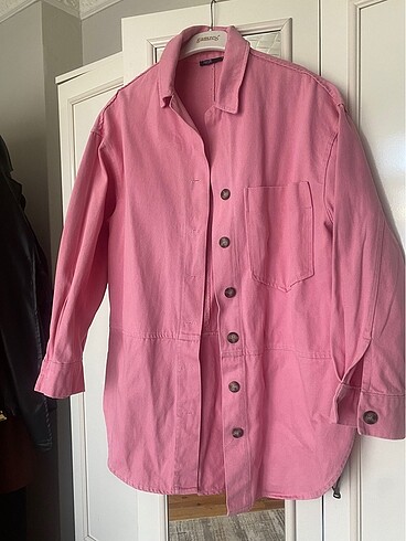 Diğer Pembe oversize ceket