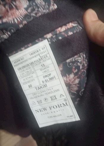 Bordo Erkek Ofis Takım Elbise - Görsel 3