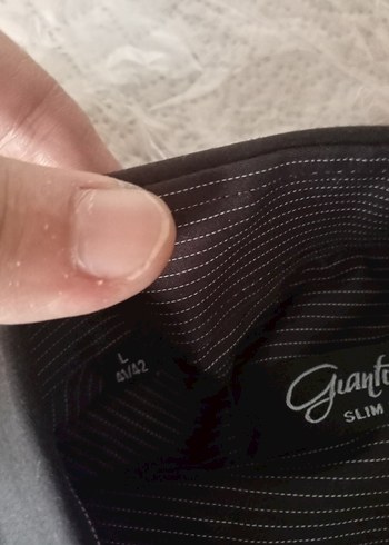 kahve rengi Vintage Slimfit Erkek Rozeti - Görsel 2