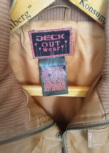 Kahverengi Deri Kemerli Kadın Ceket - Görsel 4