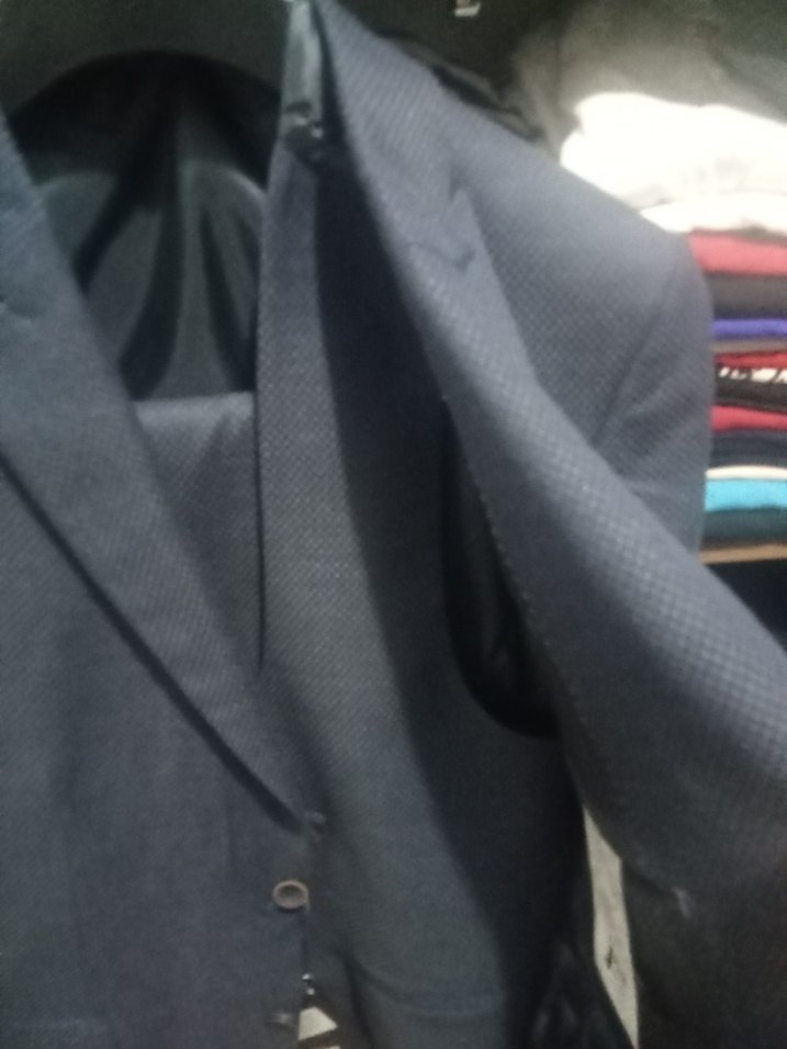 laciver zemin gri detaylı Erkek Takım Ceket Etiketi - Görsel 3