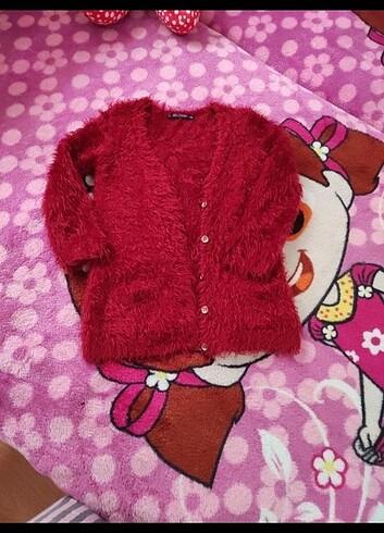 Lcwaikiki kız çocuk peluş hırka 
