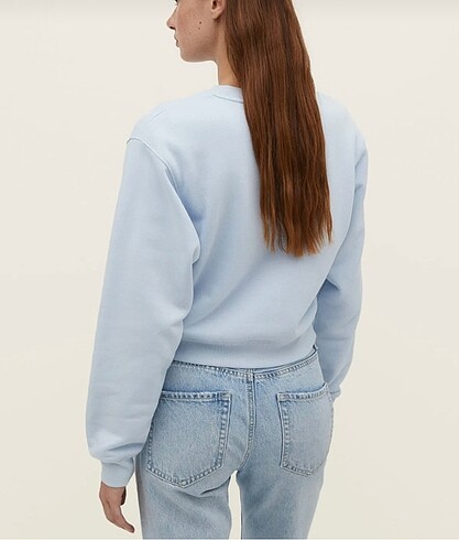 s Beden Stradivarius Basic Crop Sweatshirt