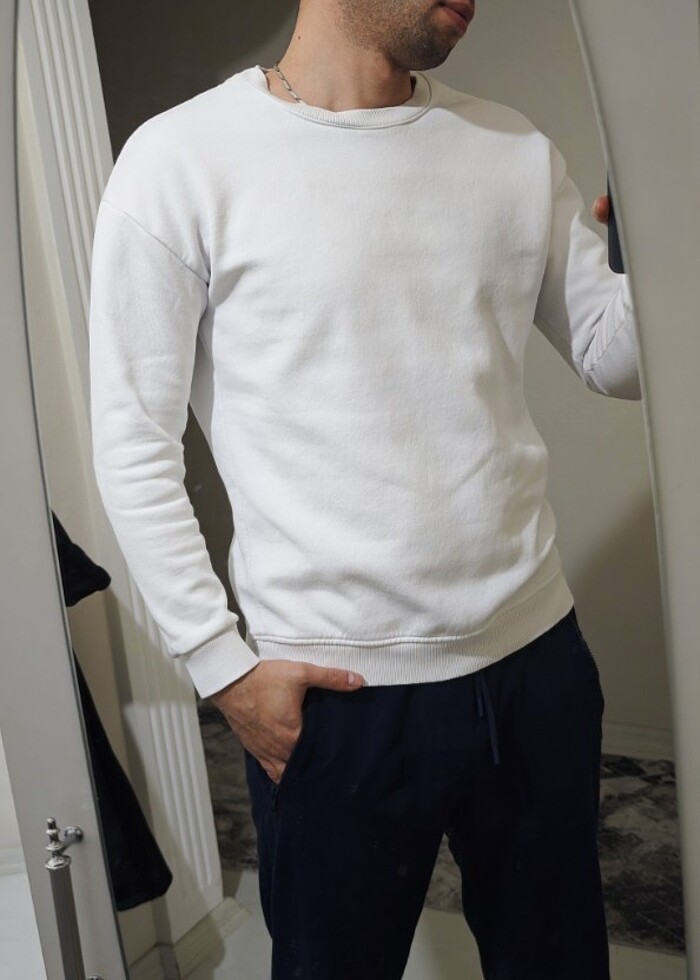 Erkek sweatshirt L - Görsel 2