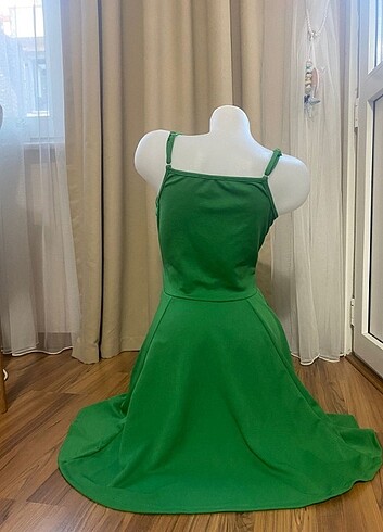 Trendyol & Milla Yeşil Askılı Elbise