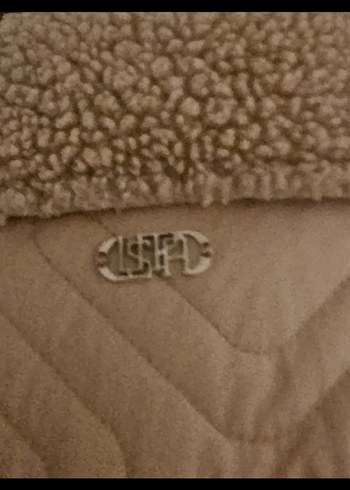 Bej Kuşaklı Kadın Kışlık Mont - Görsel 7