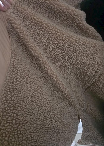 Bej Kuşaklı Kadın Kışlık Mont - Görsel 13