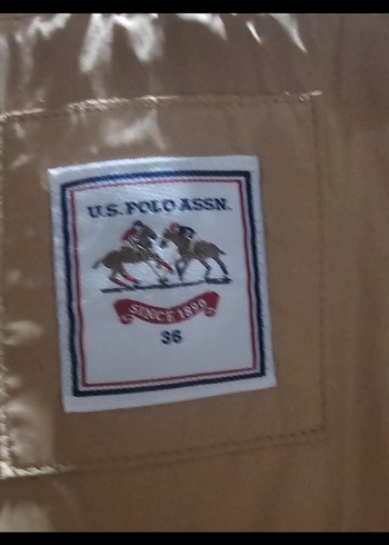 Bej Kuşaklı Kadın Kışlık Mont - Görsel 6