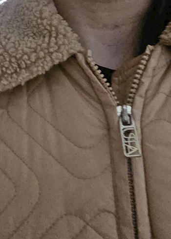 Bej Kuşaklı Kadın Kışlık Mont - Görsel 10