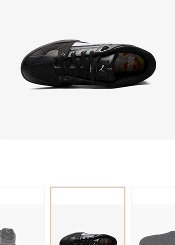 Mor Detaylı Siyah Kadın Spor Ayakkabı - Görsel 4