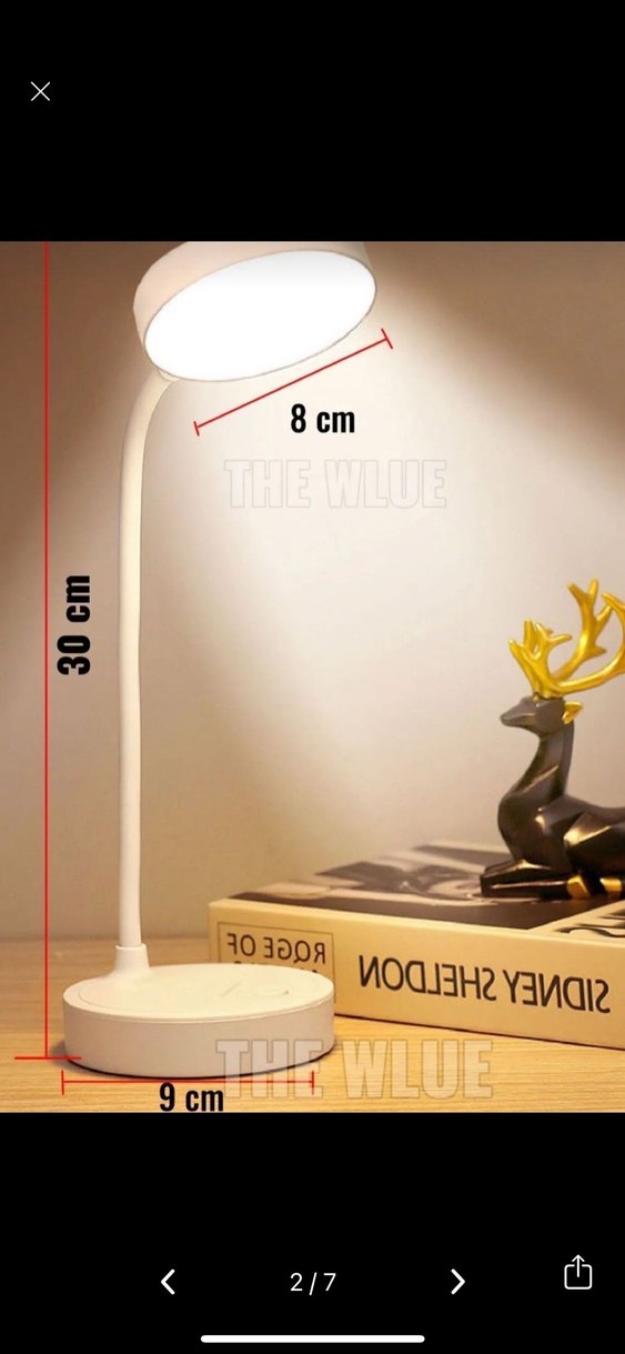 Beyaz Ayarlanabilir Masa Lambası - Görsel 3