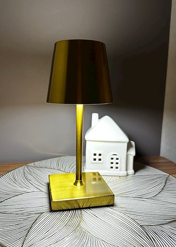 Gold Rengi, Şarj Edilebilir, Kablosuz Masalambası - Görsel 4