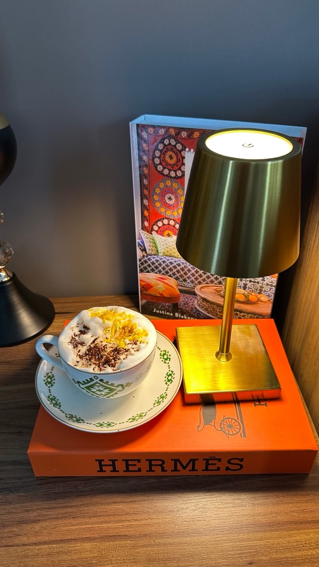  Gold Rengi, Şarj Edilebilir, Kablosuz Masalambası - Görsel 2